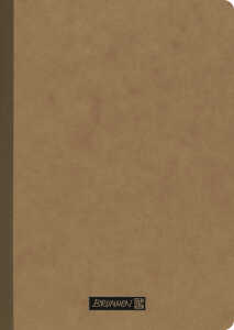 2026 Brunnen Notizbuch Premium Kladde A5 kariert braun