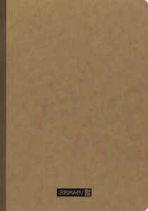 2026 Brunnen Notizbuch Premium Kladde A4 unliniert braun