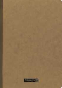 Brunnen Notizbuch Premium Kladde A4 kariert braun