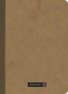 Brunnen Notizbuch Premium Kladde A6 punktiert braun