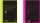 BRUNNEN Collegeblock A4 Lineatur 28 Black Neonfarben