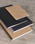 Brunnen Heft Premium A6 punktiert 40 Blatt braun