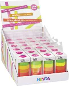 Display Deko Tapes Neon Regenbogen Display 18 x 27 x 21 cm