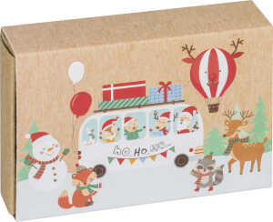 BRUNNEN 103002201 Gutscheinbox „hohoho“ 9 x 6 x 2 cm Karton