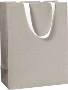 Geschenktasche „One Colour graukraft“, 250 × 330 × 130 mm 250 g/m²,
