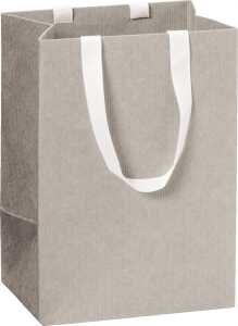 Geschenktragetasche Uni hellgrau 2541 6166 66 14x10x8cm