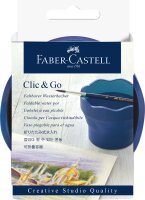 A.W. Faber-Castell Wasserbecher Clic&Go blau Creat....