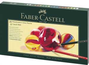 Faber Castell Farbstift Polychromos 3,8mm Geschenkset Zub.