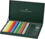Faber Castell Farbstift Polychromos 3,8mm Geschenkset Zub.