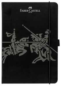 Faber Castell Notizbuch A6 194 S kar 100g/m² schwarz