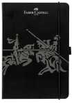 Faber Castell Notizbuch A6 194 S kar 100g/m² schwarz