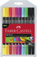 Faber Castell Doppelfasermaler 10er Etui neon