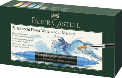 Faber Castell Aquarellmarker Albrecht Dürer 5er Etui