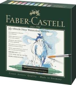 Faber Castell Aquarellmarker A.Dürer 0,8mm 10er Etui