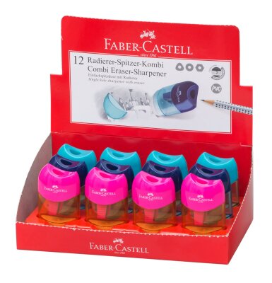 Faber Castell Spitz-Rad Kombi Mini farbig sort. 19