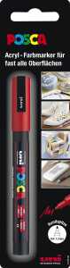 Faber Castell Marker UNI POSCA PC-3M 0,9-1,3 rot Blister