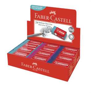 Faber Castell Radierer Dust-free 63x22x11 mm pastell