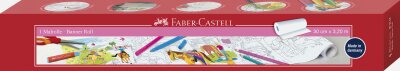 Malrolle 30cmx3,2m Ponyhofmotiv FABER CASTELL 201644