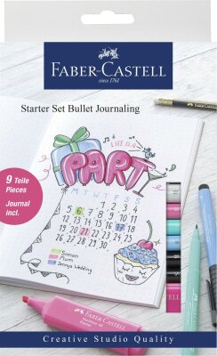 Faber Castell Bullet Journaling Starter Set 9-teilig