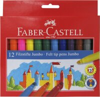 Faber Castell Filzstift Jumbo 12er Kartonetui