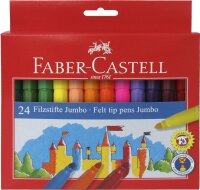 Faber Castell Filzstift Jumbo 24er Kartonetui