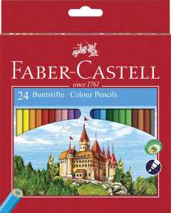 Faber Castell Buntstift Castle 3,3 mm 24er Kartonetui