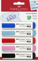 Faber Castell Textilmarker 5er Baby-Party BK