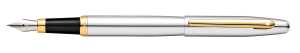 Sheaffer VFM Füllfederhalter F chrom mit goldfarbenen Beschlägen