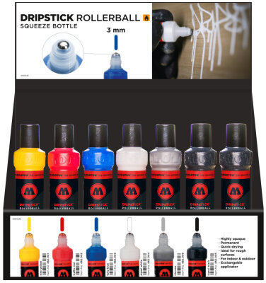 Molotow Dripstick 862 3mm 30ml Display 28 Stück