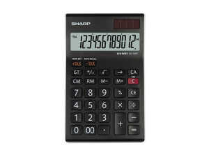 Sharp Tischrechner anzeigend EL-124 TWH 12 Stellen, Solar/Batterie
