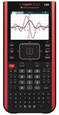 Texas Instruments Grafikrechner TI-Nspire CX II-T CAS schwarz-rot