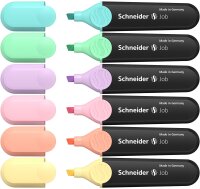 Schneider Textmarker Job pastell sortiert Karton-Etui 6...