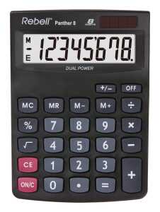 Sonstige R. Tischrechner anzeigend PANTHER 8 8 Stellen, Solar/Batterie