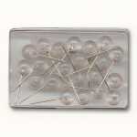 Landkartennadeln, glasklar Ø 5 mm x 16 mm  SB-Dose...