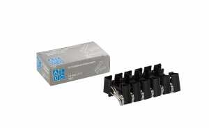 Foldback-Klammern, Schwarz, 19 mm, Dose à 30 Stück, für Großverbraucher