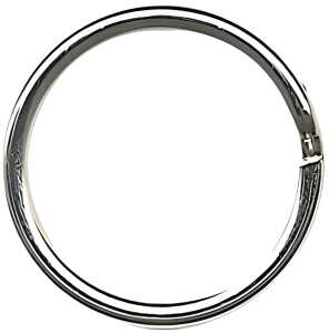 Alco Schlüsselring Stahl glanzvernickelt 15mm Ø 10 ST