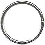 Schlüsselringe aus Metall,glanz- vernickelt, aus...