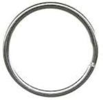 Schlüsselringe glanzvernickelt aus gehärtetem...