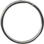 Schlüsselringe aus Metall,glanz- vernickelt, aus...