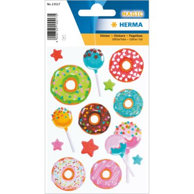 Herma Sticker MAGIC Sweeties glittery 1 Bl