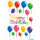 Herma Sticker MAGIC Bunte Luftballons glittery 1 Bl