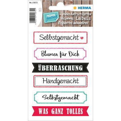 Herma HOME STICKER "ÜBERRASCHUNG" BEGLIMMERT