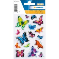 Herma Sticker MAGIC Tiere Schmetterlinge 3D Flügel 1 Bl