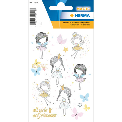 Herma Sticker MAGIC Märchen Prinzessin beglimmert 1 Bl