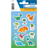 Herma Sticker DECOR Tiere Dinokinder 3 Bl