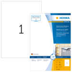 Herma Etiketten permanent 210 x 297 mm Folie weiss 40 Bl...