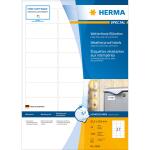 Herma Etiketten permanent 63,5 x 29,6 mm Folie weiss 40...