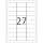 Herma Etiketten permanent 63,5 x 29,6 mm Folie weiss 40 Bl 1080 Etik.