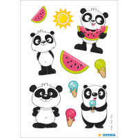 Herma Sticker MAGIC Tiere Panda der kleine Bär 1 Bl