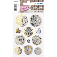 Herma CREATIVE ST.MANDALA GOLD- UND SILBER FOL